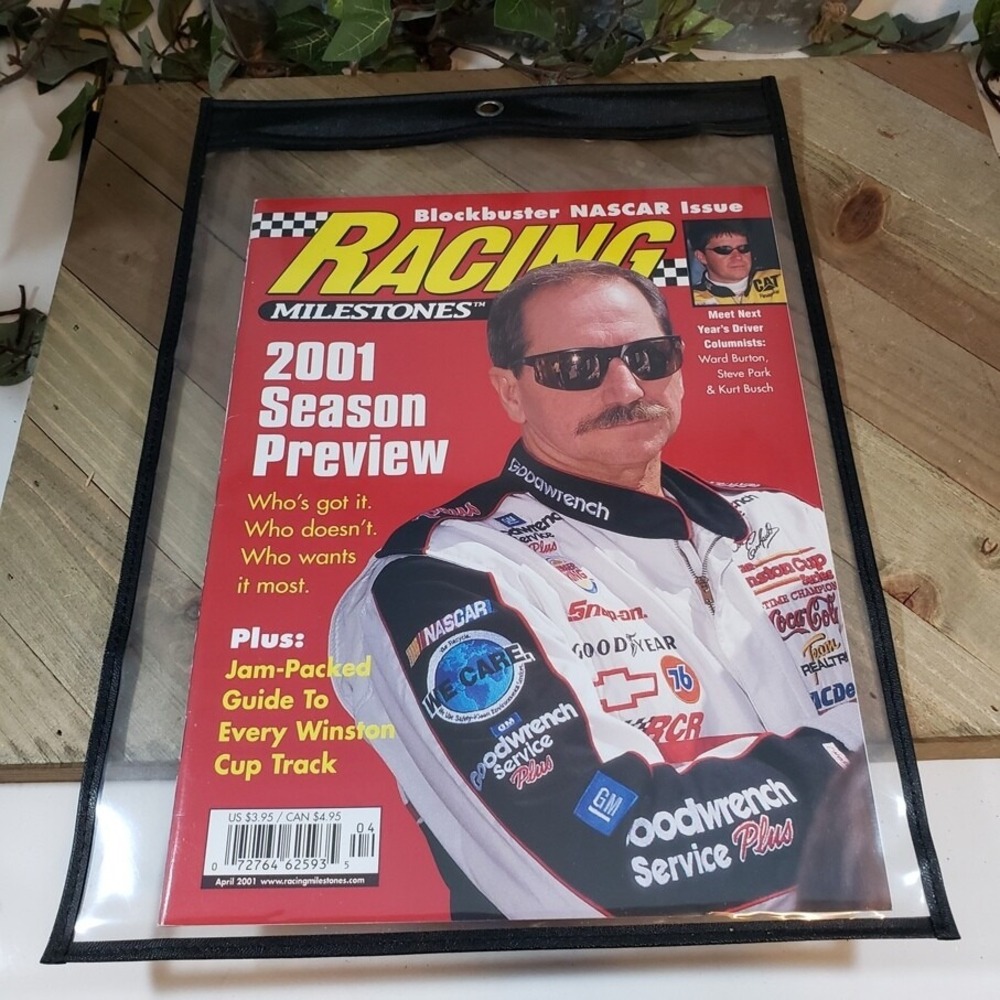 Racing Milestones featuring  Dale Earnhardt Printed before‎ his Feb 8th death